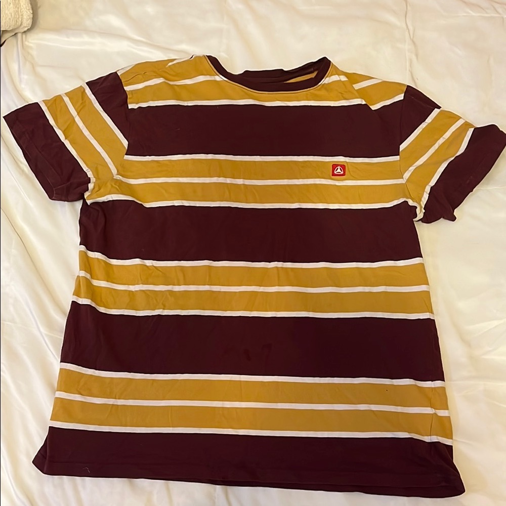 Active Ride Shop Brown and Yellow Short Sleeve Tees